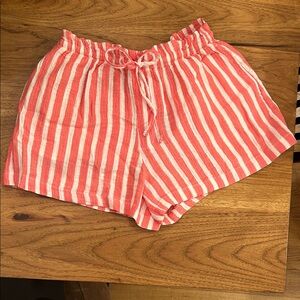 Universal Thread Red and White Striped Shorts